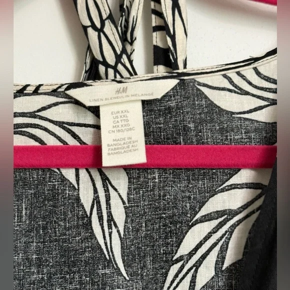 H & M Floral Wrap Dress XXL - Picture 2 of 4